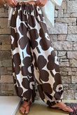 Carnaby Balloon Cuff Pant Chocolate & Calico